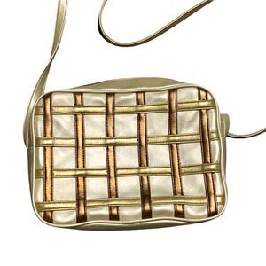 Vintage J.G. Hook 80s metallic crossbody bag. 80s classic. RARE Retro Fab